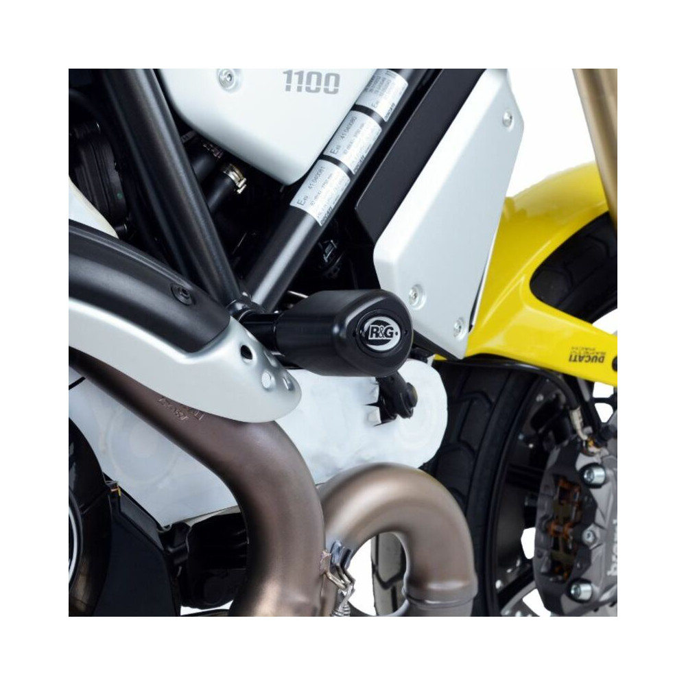 Tampons de protection R&G RACING Aero noir Ducati Scrambler