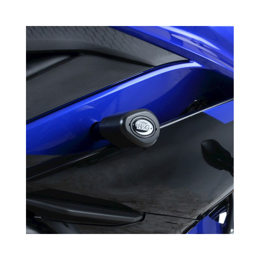 Tampons de protection R&G RACING Aero noir Yamaha YZF-R3