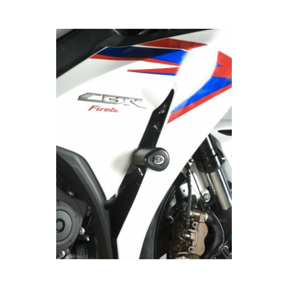 Tampons de protection R&G RACING Aero blanc (sans perçage) Honda CBR1000RR