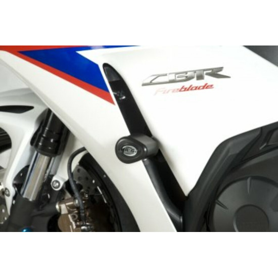 Tampons de protection R&G RACING Aero blanc (sans perçage) Honda CBR1000RR