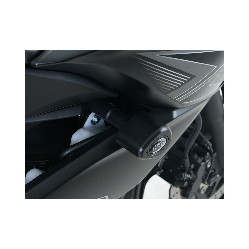 Tampons de protection R&G RACING Aero blanc Kawasaki Z250/300