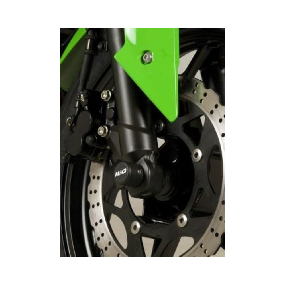 Protection de fourche R&G RACING noir Kawasaki ZX250R Ninja