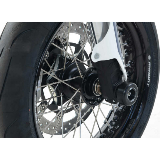 Protection de fourche R&G RACING noir Husqvarna 701 Supermoto