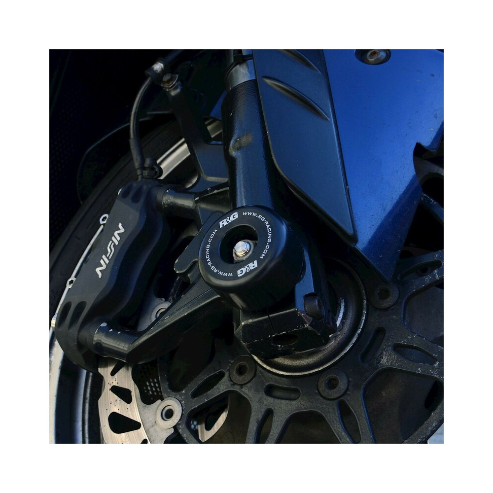 Protection de fourche R&G RACING noir Kawasaki