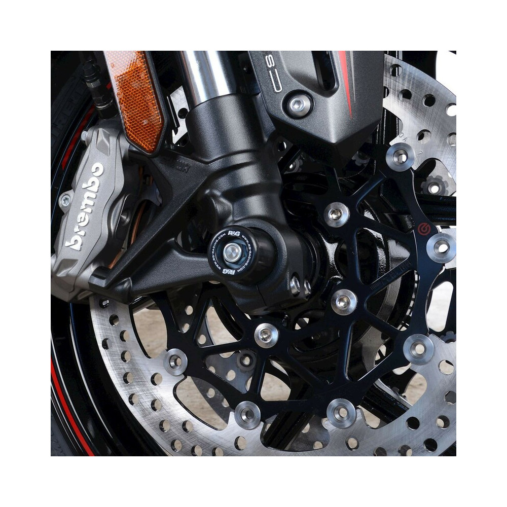 Protection de fourche R&G RACING noir Kawasaki ZH2