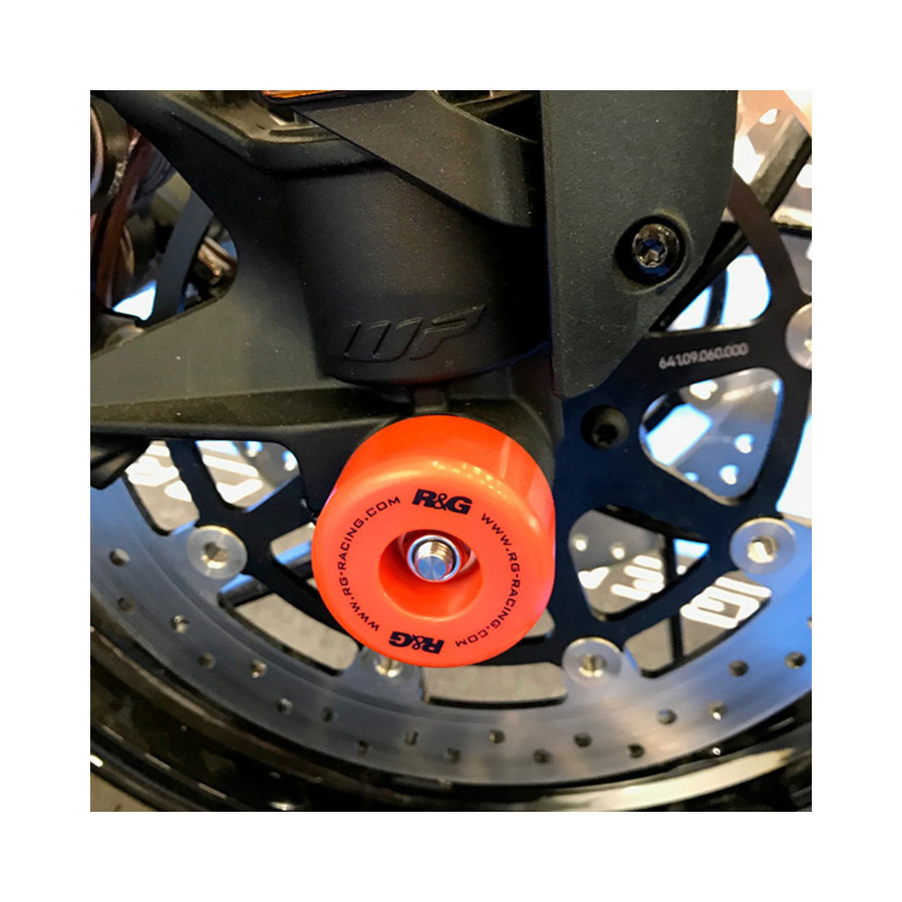 Protection de fourche R&G RACING orange KTM