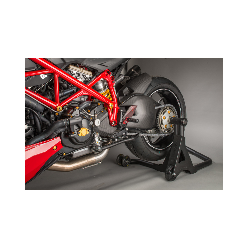 Carter de bras oscillant LIGHTECH carbone mat Ducati Streetfighter 848