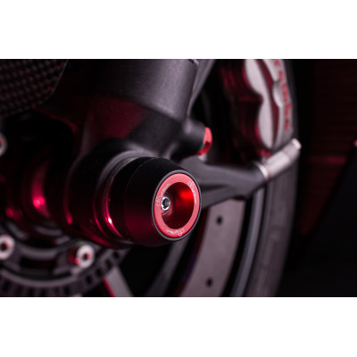 Protection de fourche et bras oscillant (axe de roue) LIGHTECH rouge Ducati Panigale 1199