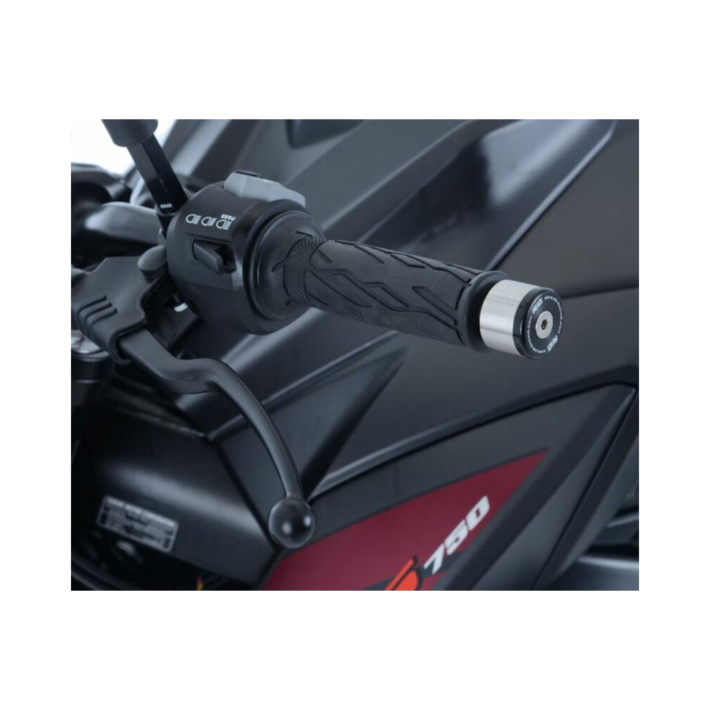 Embouts de guidon R&G RACING noir Suzuki GSX-R1000