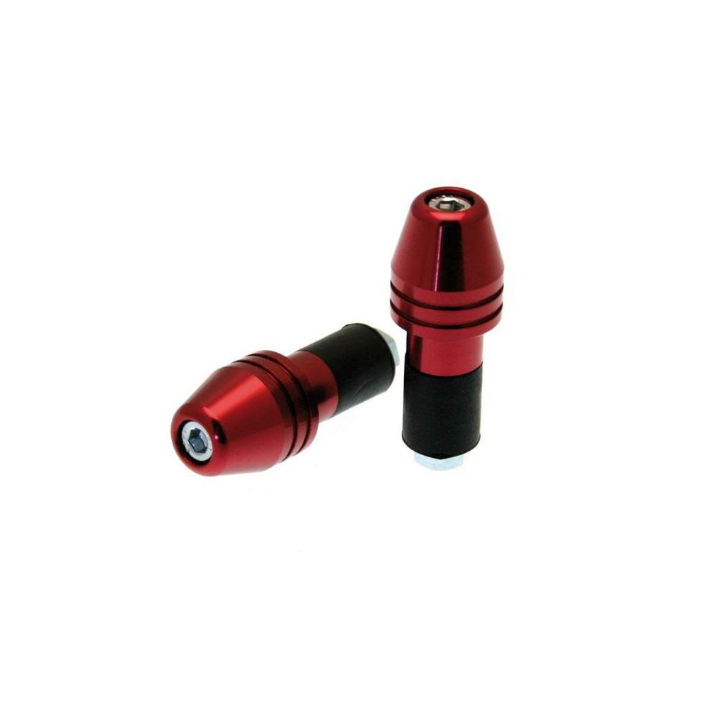 Embouts de guidon BIHR Rocket Ø18mm rouge