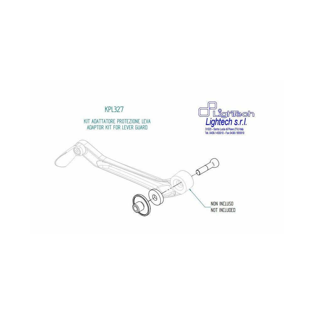 Adaptateur protection de levier LIGHTECH