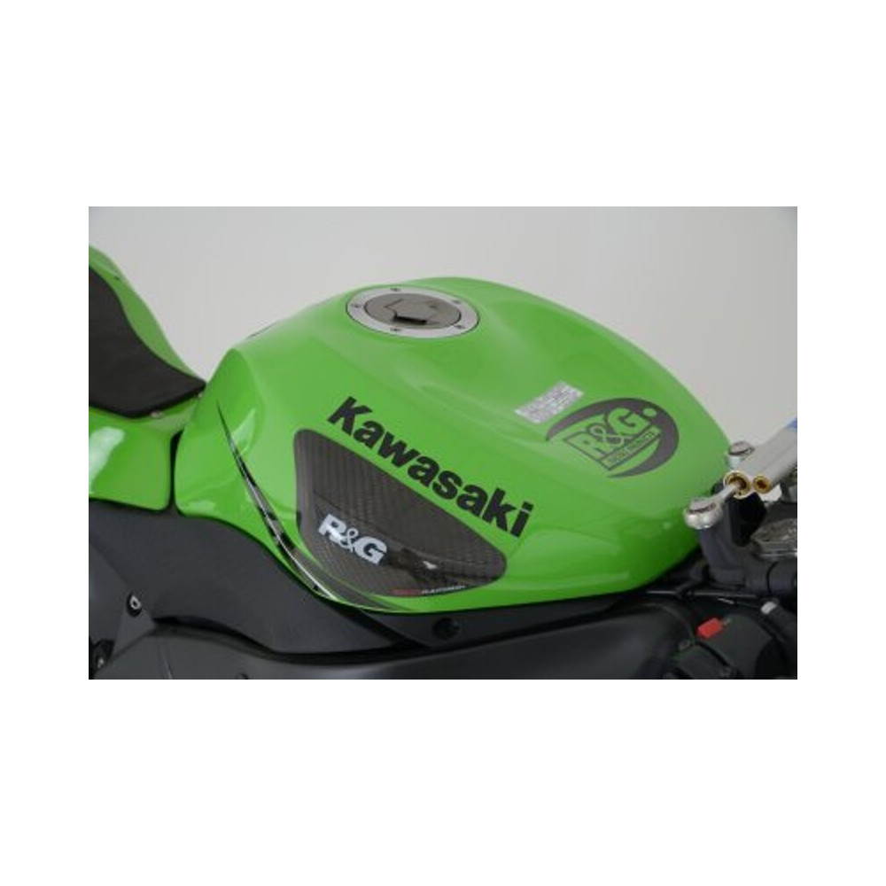 Sliders de réservoir R&G RACING - carbone Kawsaki ZX6-R