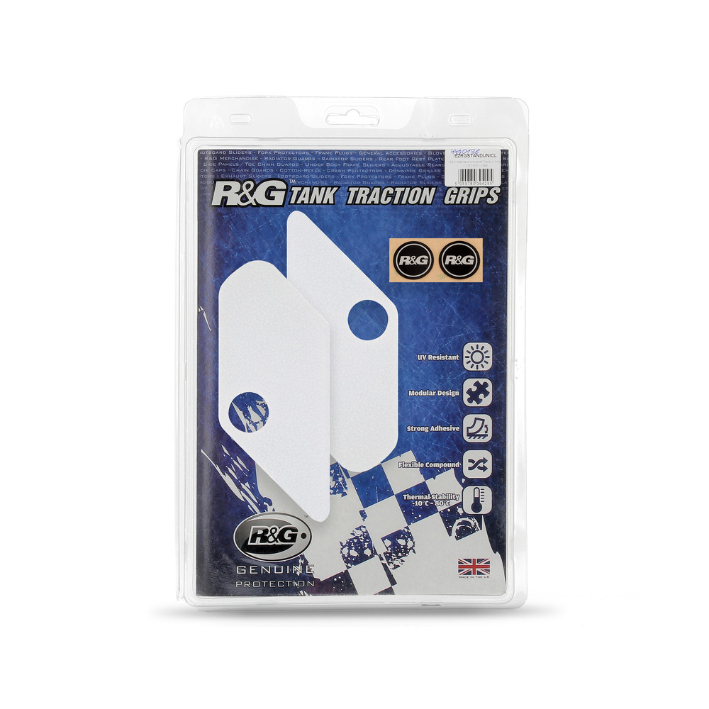 Kit grip de réservoir R&G RACING Eazi-Grip™ translucide