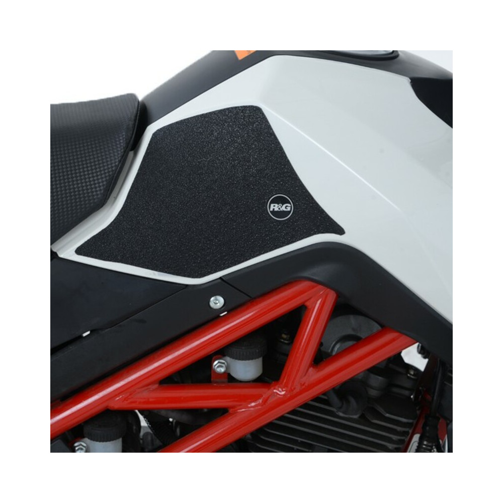 Kit grip de réservoir R&G RACING 2 pièces translucide Benelli TNT 125