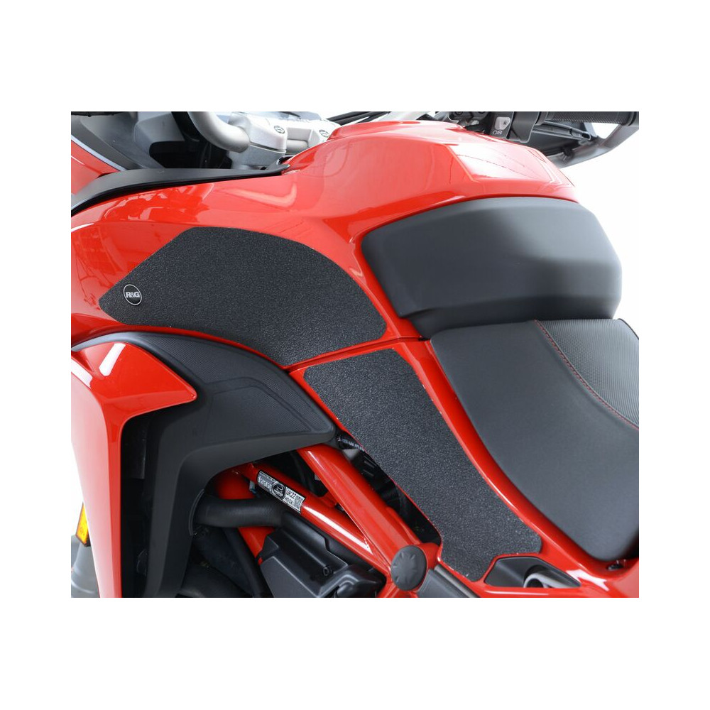 Kit grip de réservoir R&G RACING 4 pièces noir Ducati 1200 Multistrada