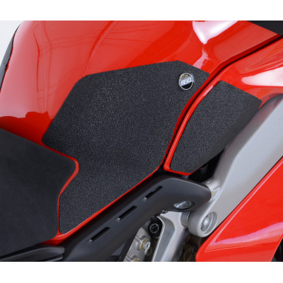 Kit grip de réservoir R&G RACING 4 pièces translucide Ducati Panigale V4