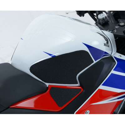 Kit grip de réservoir R&G RACING 4 pièces noir Honda CBR300R