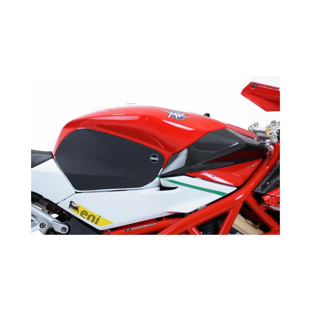 Kit grip de réservoir R&G RACING 2 pièces noir MV Agusta F4RR