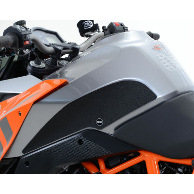 Kit grip de réservoir R&G RACING 2 pièces noir KTM Superduke GT