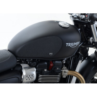 Kit grip de réservoir R&G RACING 2 pièces noir Triumph Street Twin