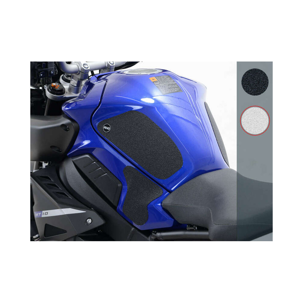 Kit grip de réservoir R&G RACING 4 pièces translucide Yamaha MT-10