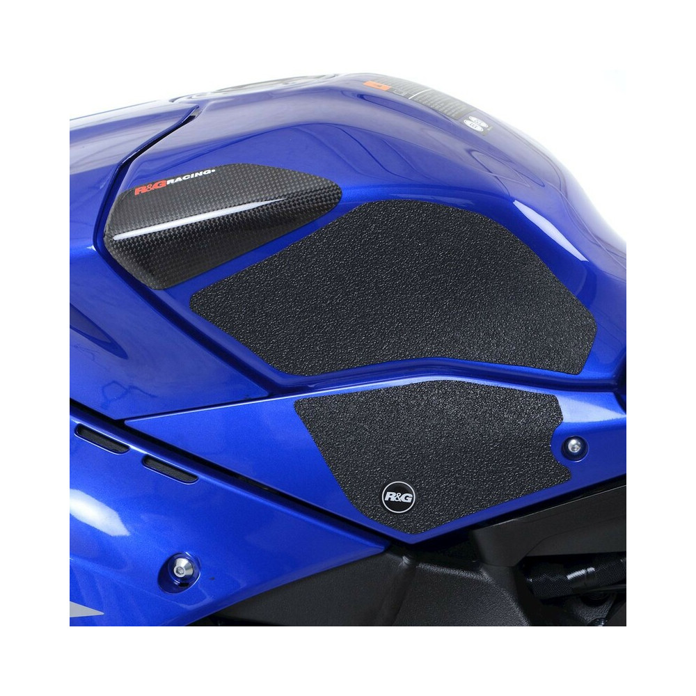 Kit grip de réservoir R&G RACING noir (4 pièces) Yamaha YZF-R1