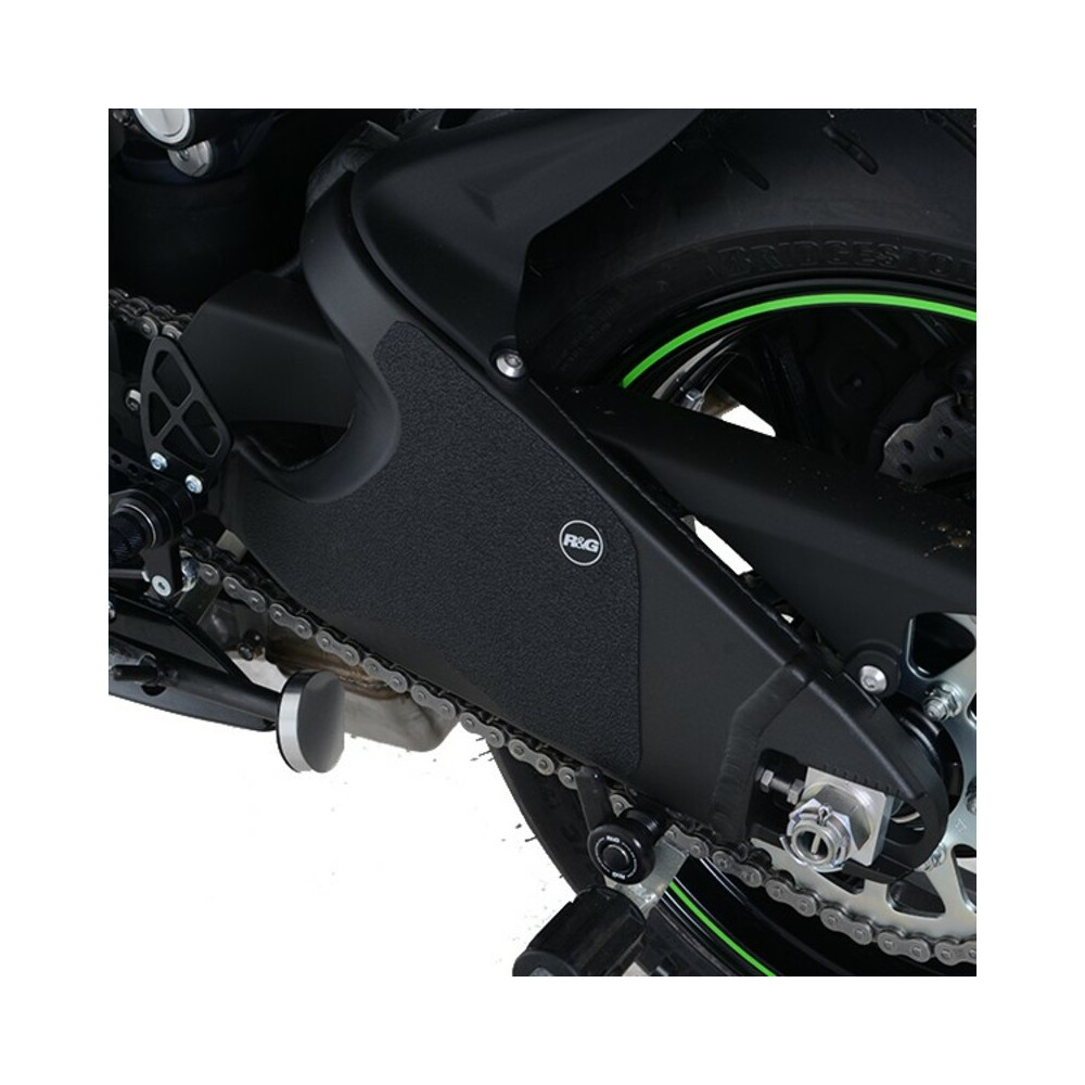 Kit protection de cadre R&G RACING noir (2 pièces) Kawasaki Ninja ZX-6R