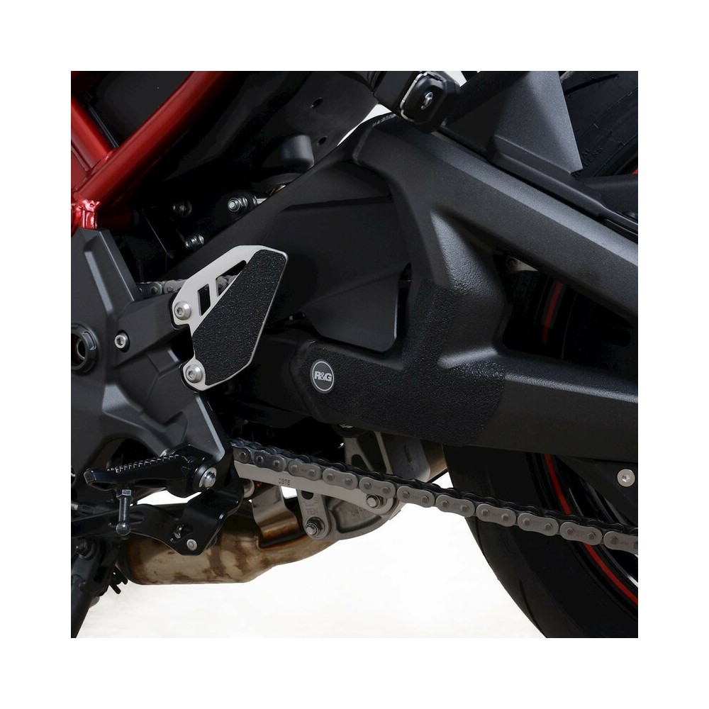 Adhésif anti-frottement R&G RACING platines repose-pieds/bras oscillant noir (3 pièces) Kawasaki ZH2