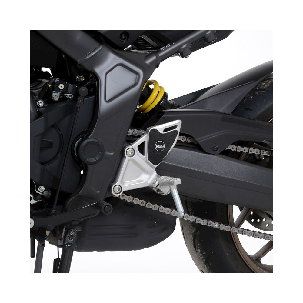 Kit protection de cadre R&G RACING noiur (2 pièces) - Honda CBR650R / CB650R