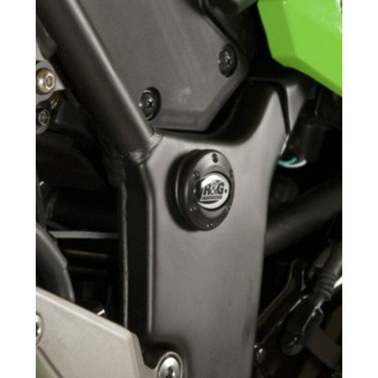 Insert de cadre gauche R&G RACING noir Kawasaki