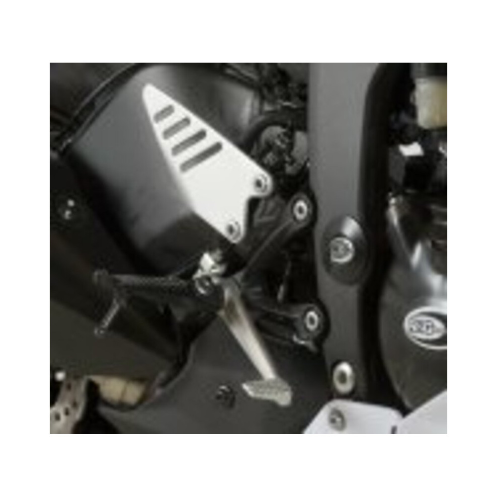 Insert de cadre droit R&G RACING noir Kawasaki ZX6R