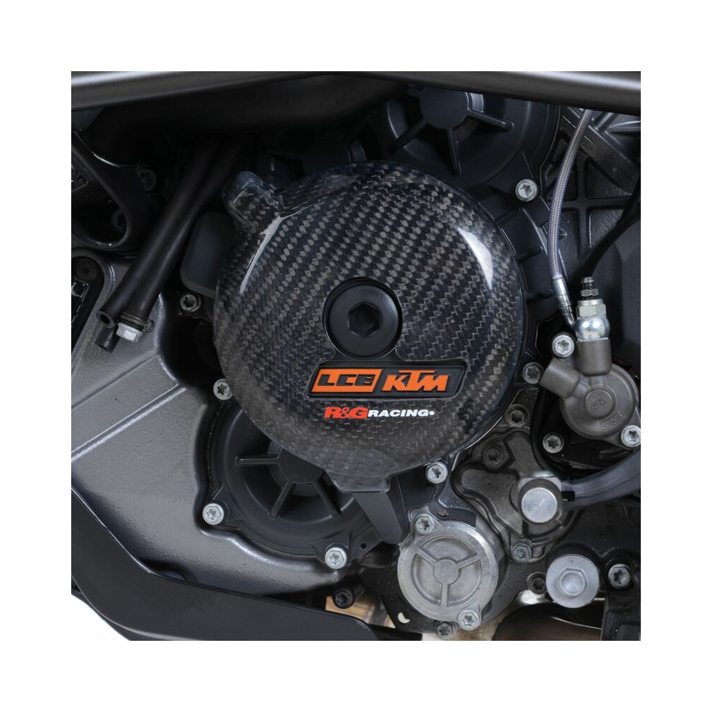 Slider moteur gauche R&G RACING carbone KTM 1290 Super Adventure