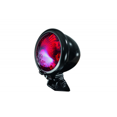 Feu arrière LED homologué rouge Bihr EGG noir