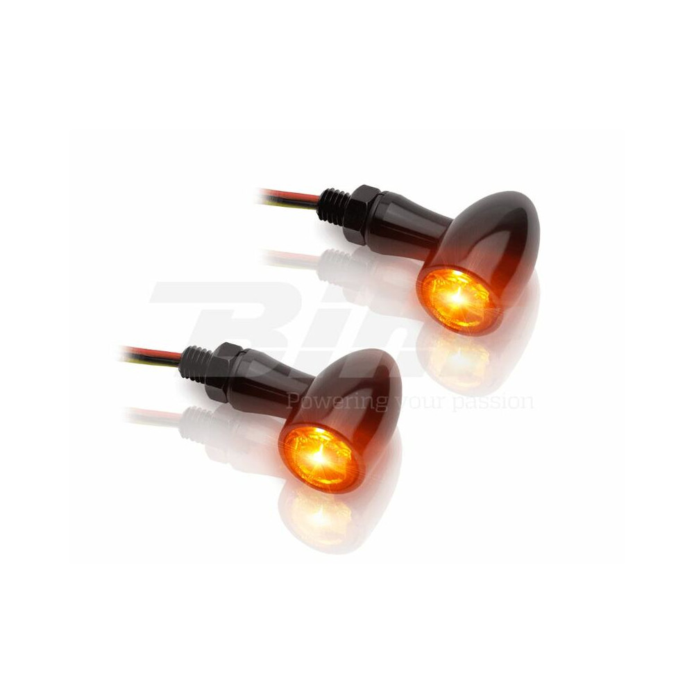 Clignotants LED V-PARTS 12V alu noir