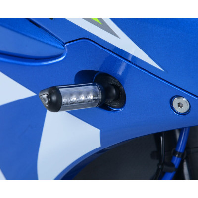 Adaptateurs de clignotants avant R&G RACING noir Suzuki GSXR-1000