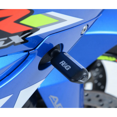 Adaptateurs de clignotants avant R&G RACING noir Suzuki GSXR-1000