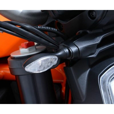 Adaptateurs de clignotants avant R&G RACING noir KTM 790/1290