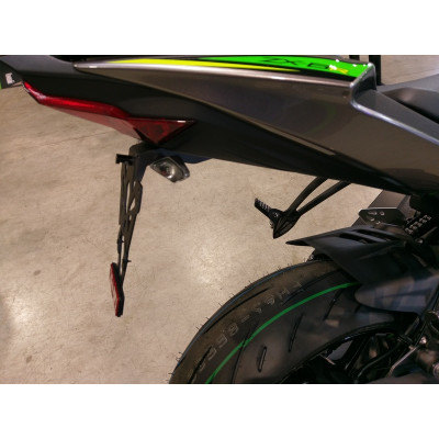 Support de plaque V PARTS noir Kawasaki ZX-6R