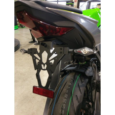 Support de plaque V PARTS noir Kawasaki ZX-6R