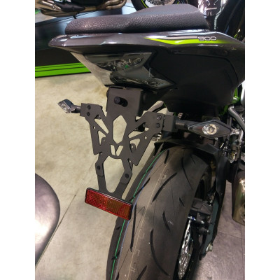 Support de plaque V PARTS noir Kawasaki Z900