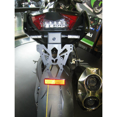 Support de plaque V PARTS noir Kawasaki H2