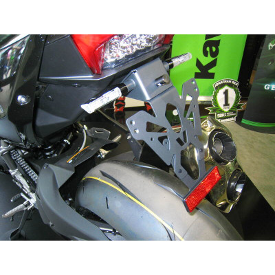 Support de plaque V PARTS noir Kawasaki H2