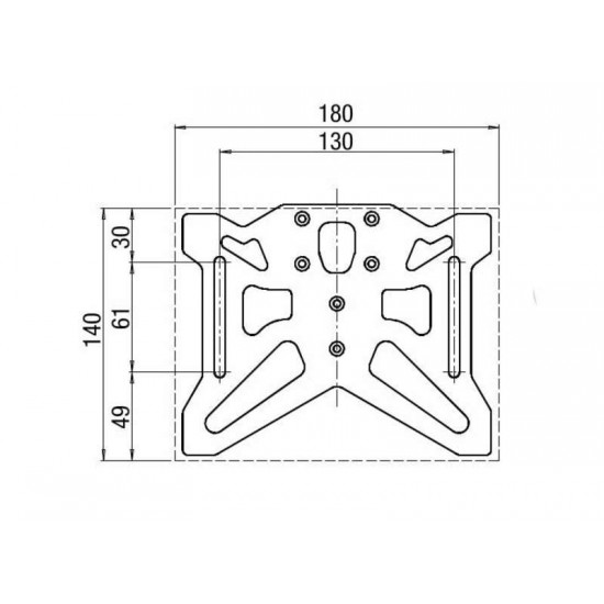 Kit support de plaque réglable LIGHTECH - BMW C 600 Sport