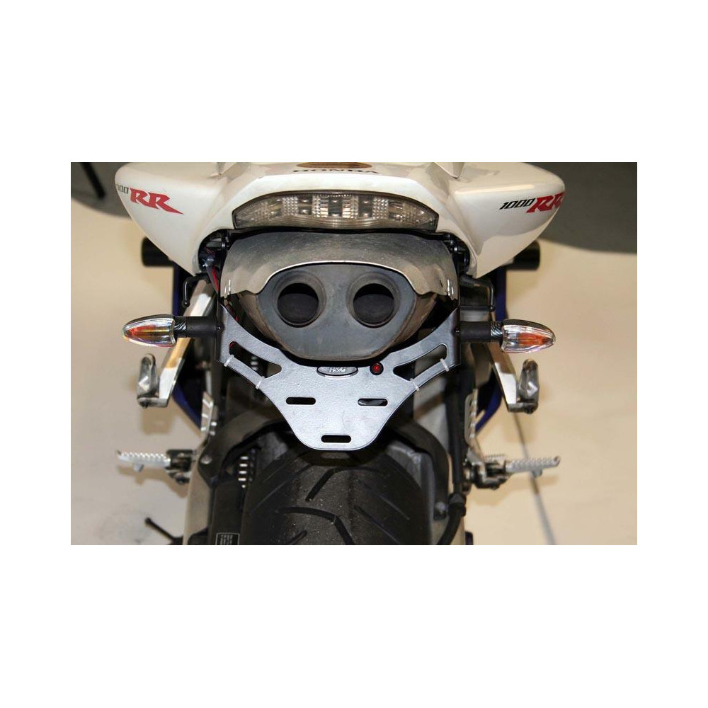 Support de plaque R&G RACING noir Honda CBR600RR/1000RR Fireblade