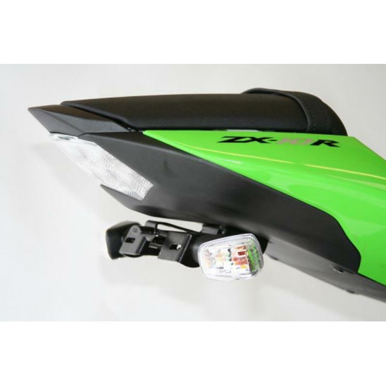 Support de plaque R&G RACING noir Kawasaki