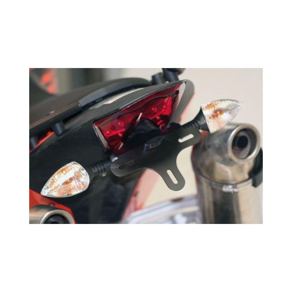 Support de plaque R&G RACING noir KTM 690 Duke/Supermoto