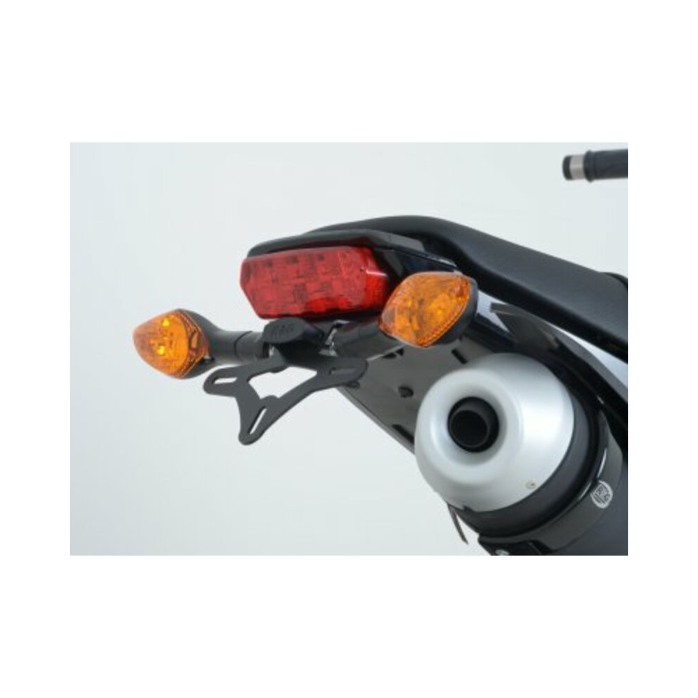 Support de plaque R&G RACING noir pour clignotants origine Honda MSX125