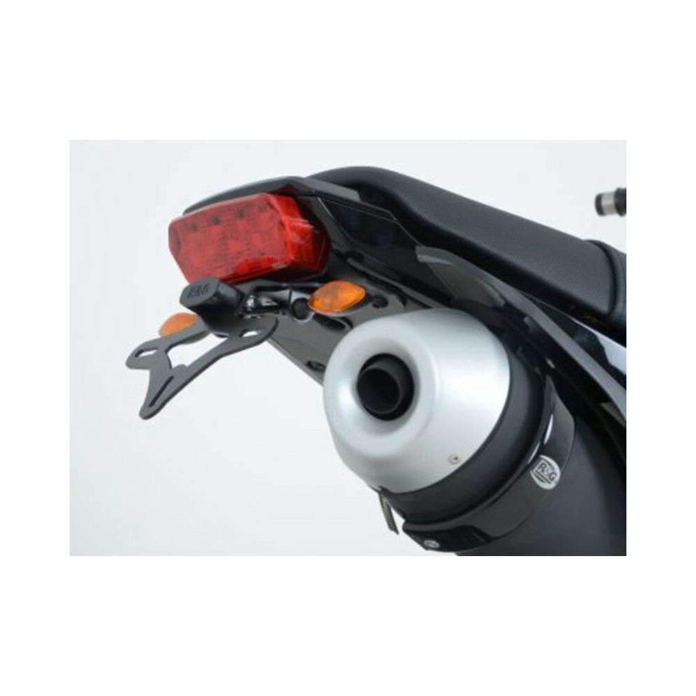 Support de plaque R&G RACING noir pour micro clignotants Honda MSX125