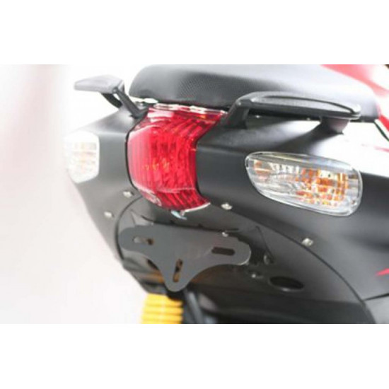 Support de plaque R&G RACING noir Aprilia SR50