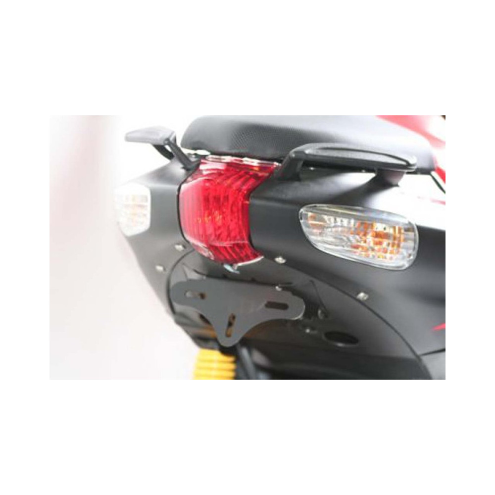 Support de plaque R&G RACING noir Aprilia SR50